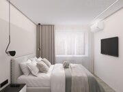 Не смотря на то что спальня всего 11м2, я смогла разместить все необходимое.  Проект #ez_LR #спальня #дизайнспальни #интерьерспальни #3дпанели #maytoni #подвеснойсветильник #кровати #дизайнбрест #дизайнминск #м (1)