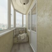 Декоративная краска Ottocento для балкона